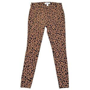 Amazon Essentials Leopard Skinny Stretch Pull-On Knit Jeggings SIZE-MEDIUM LONG
